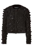 Marios Schwab Marios Schwab Suede Jacket With Cutout Detailing - Black