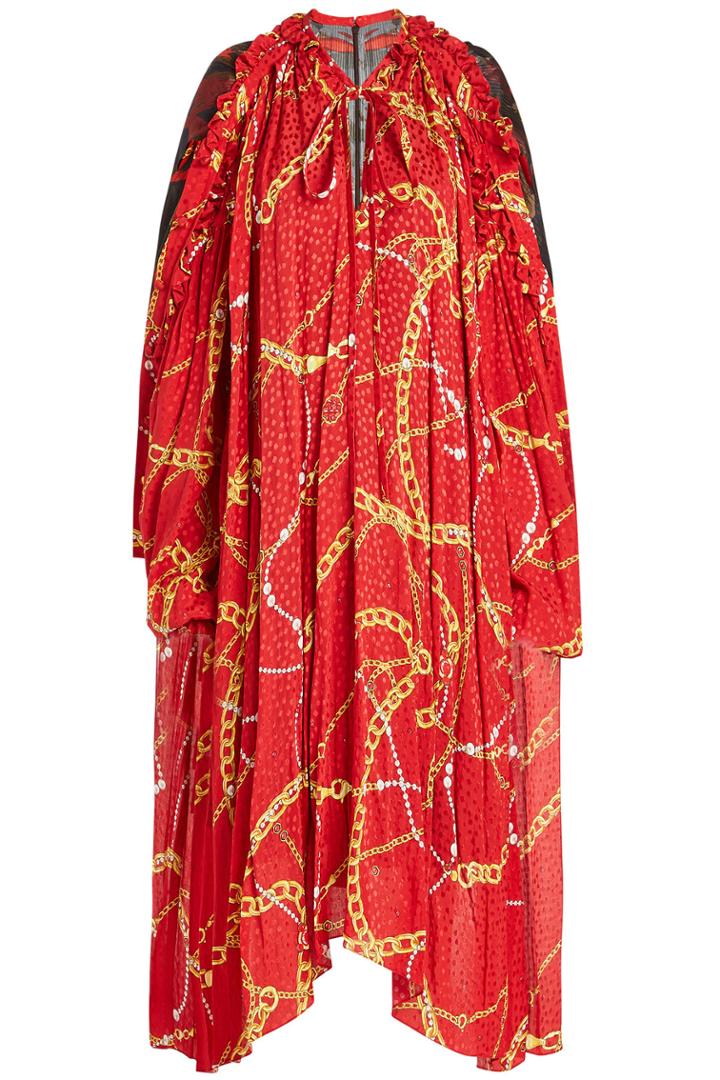 Balenciaga Balenciaga Printed Silk Dress