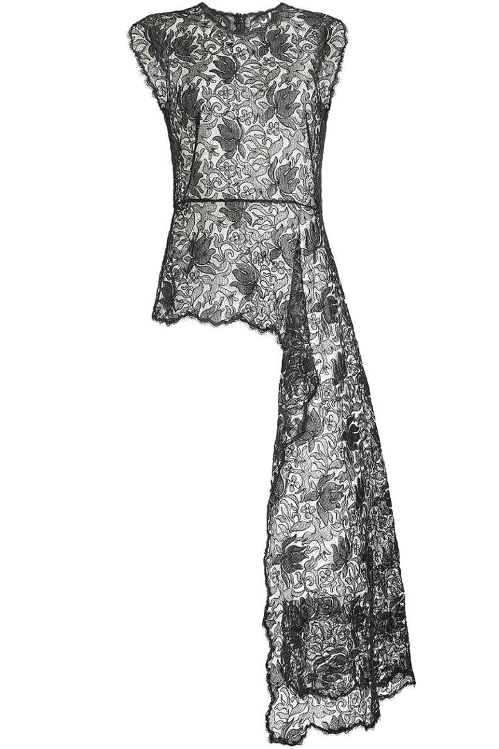 Alexander Mcqueen Alexander Mcqueen Lace Top With Tie