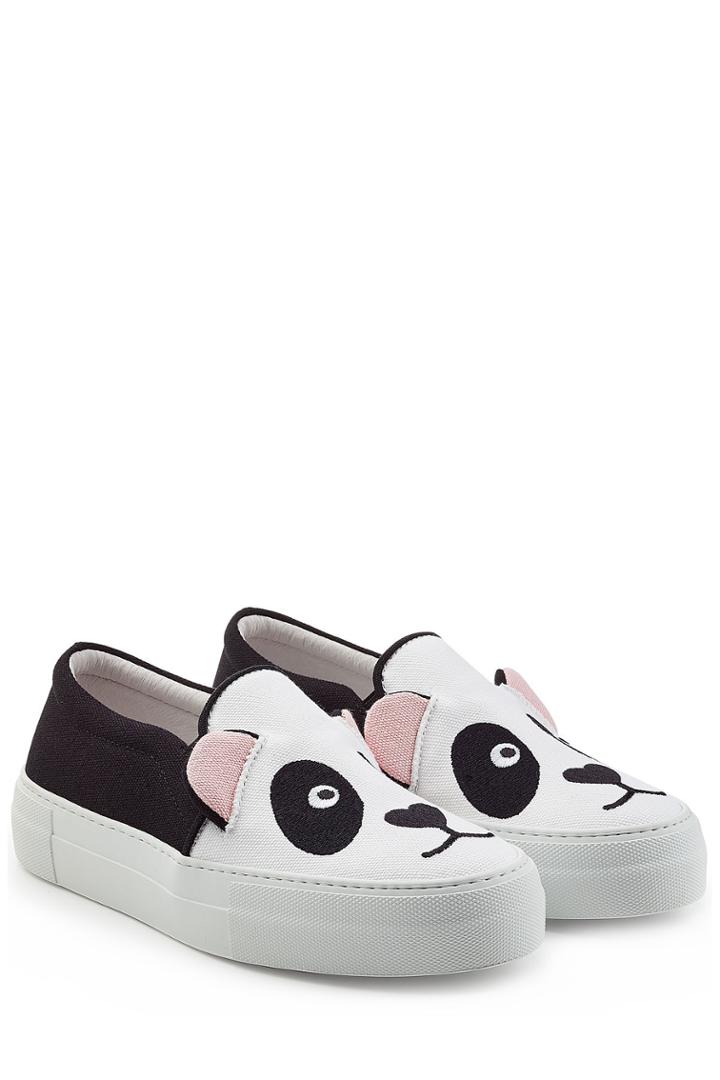 Joshua Sanders Joshua Sanders Panda Slip-on Sneakers - Multicolor