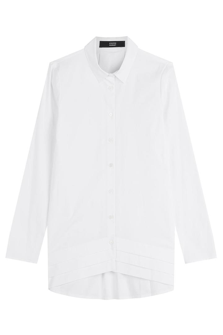 Steffen Schraut Steffen Schraut Oversized Shirt With Pleated Hem