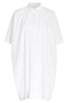 Donna Karan New York Donna Karan New York Oversized Cotton Shirt - White