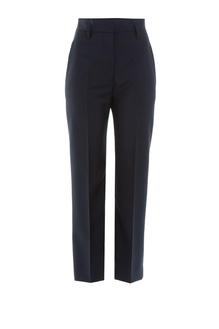 Jil Sander Jil Sander Adamo Wool-mohair Pants - Blue