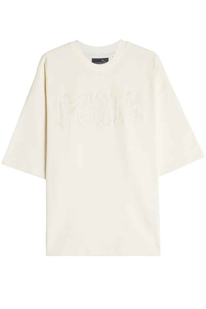Fentyxpuma By Rihanna Fentyxpuma By Rihanna Embroidered Oversized T-shirt