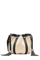 See By Chloé See By Chloé Two-tone Leather Drawstring Bag - Beige