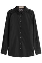 Burberry London Burberry London Cotton Shirt With Lace Back - Black