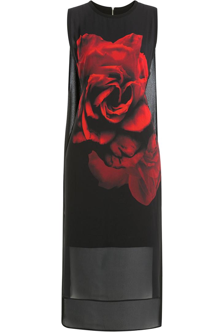Mcq Alexander Mcqueen Mcq Alexander Mcqueen Printed Dress With Asymmetric Hem - Multicolored