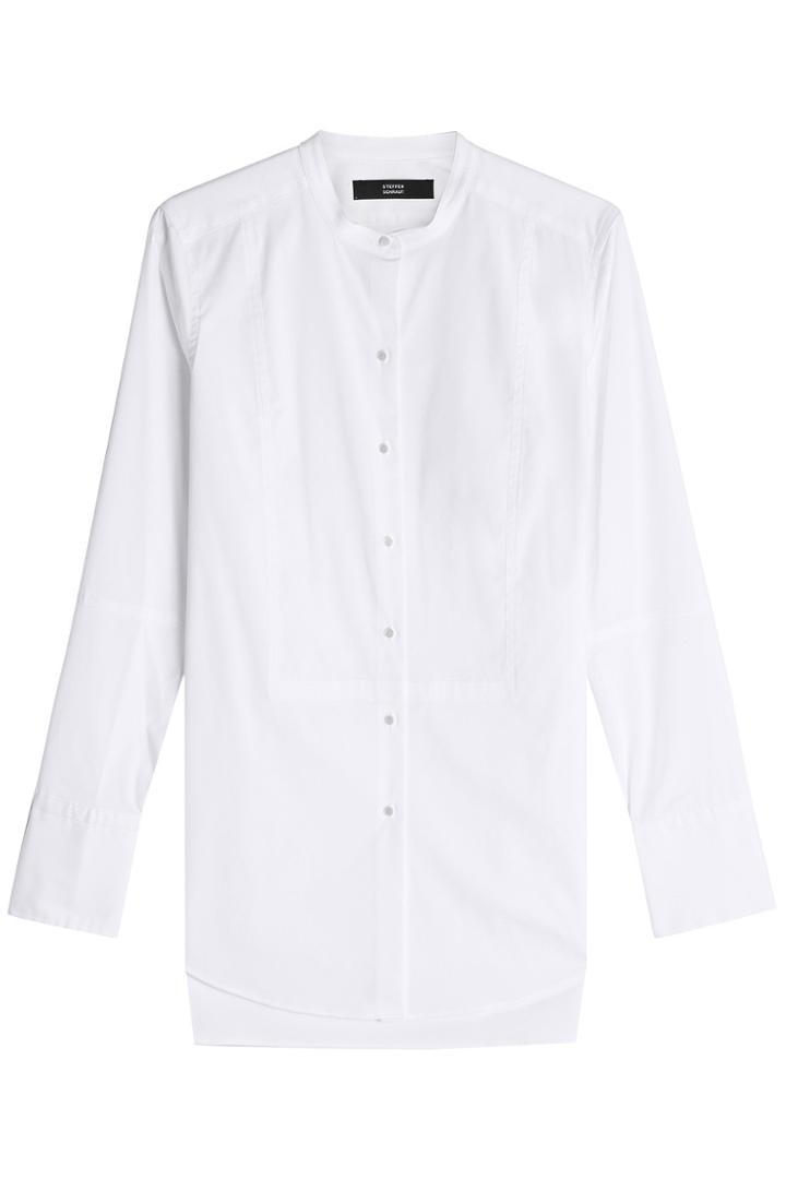 Steffen Schraut Steffen Schraut Collarless Blouse With Cotton