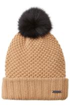 Burberry Shoes & Accessories Burberry Shoes & Accessories Wool-cashmere Hat With Fox Fur Pompom - Brown