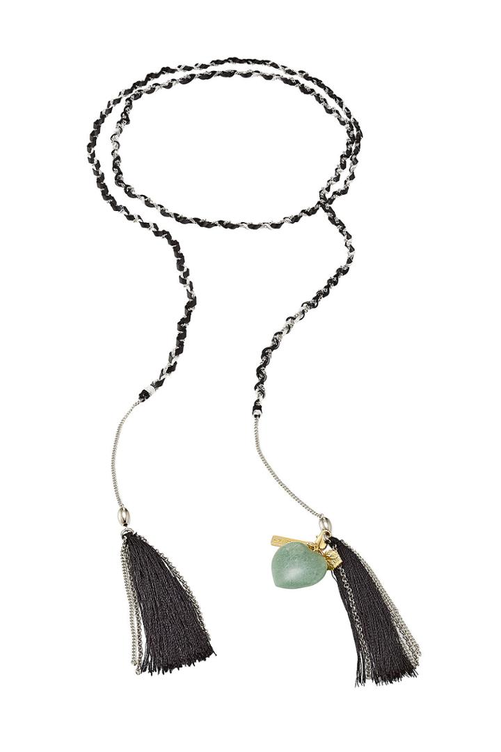 Missoni Missoni Braided Chain Tassel Bracelet - Silver