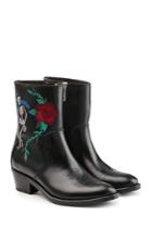 Zadig & Voltaire Zadig & Voltaire Embroidered Cowboy Leather Boots