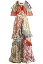 Roberto Cavalli Roberto Cavalli Printed Silk Chiffon Maxi Dress