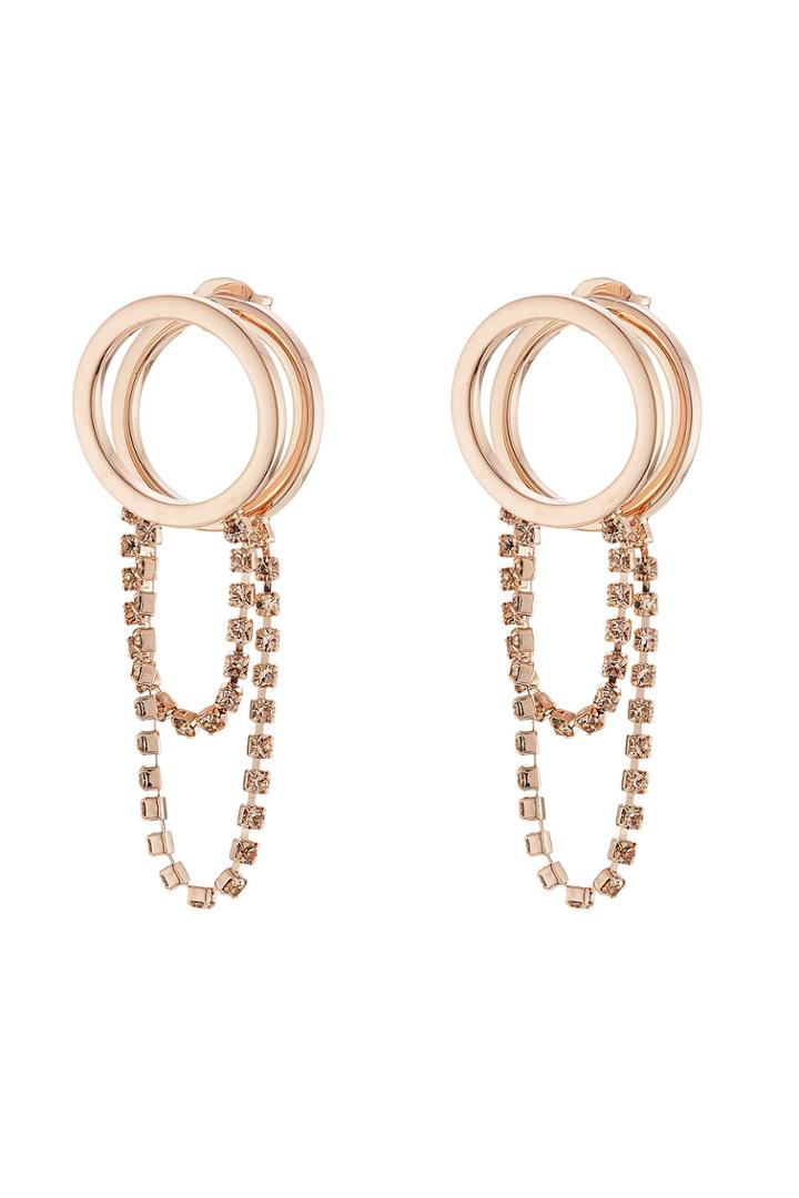 Maison Margiela Maison Margiela Ring And Crystal Earrings