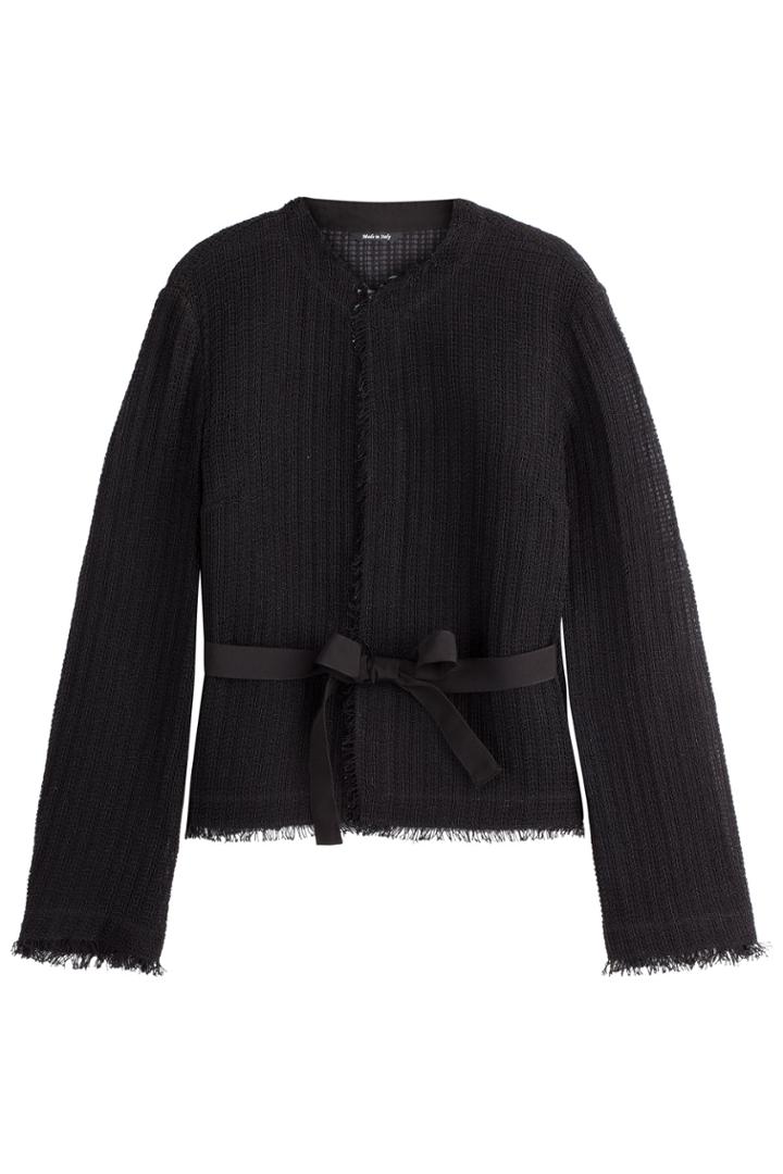 Maison Margiela Maison Margiela Tweed Blazer - Black