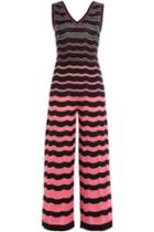 M Missoni M Missoni Scalloped Stripe Jumpsuit