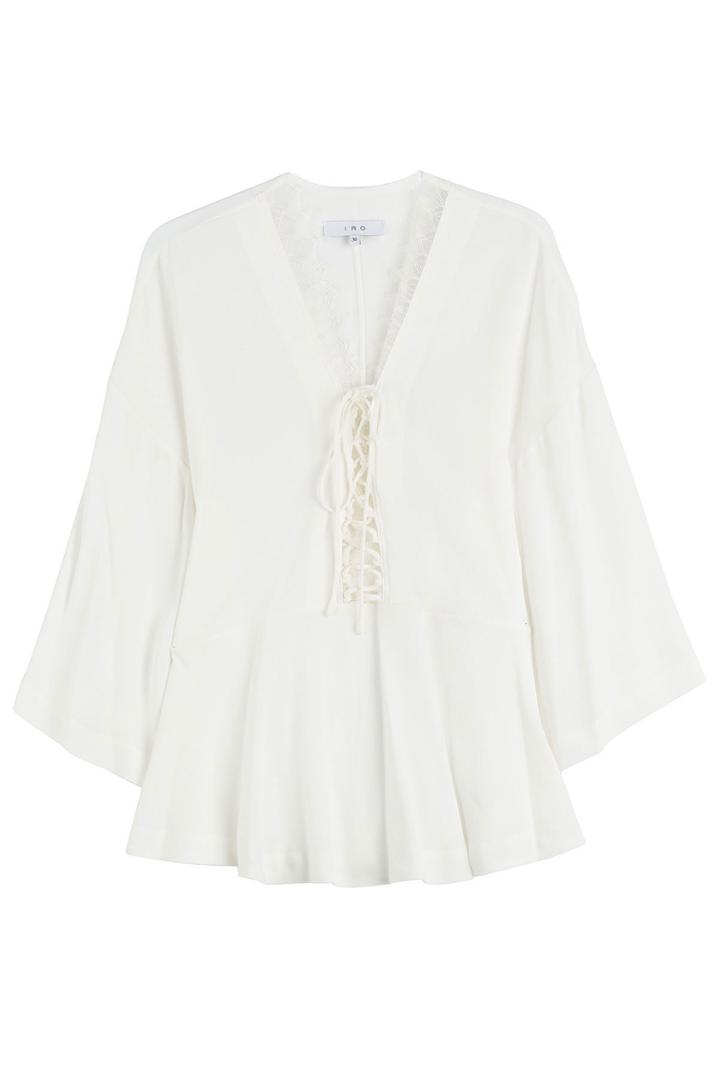 Iro Iro Blouse With Lace-up Front