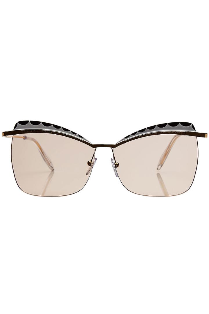 Alexander Mcqueen Eyewear Alexander Mcqueen Eyewear Statement Sunglasses