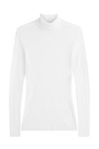 Diane Von Furstenberg Diane Von Furstenberg Merino Wool Turtleneck Pullover With Silk