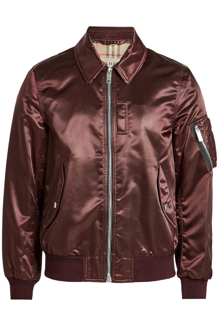 Burberry Burberry Satin Bomber Jacket