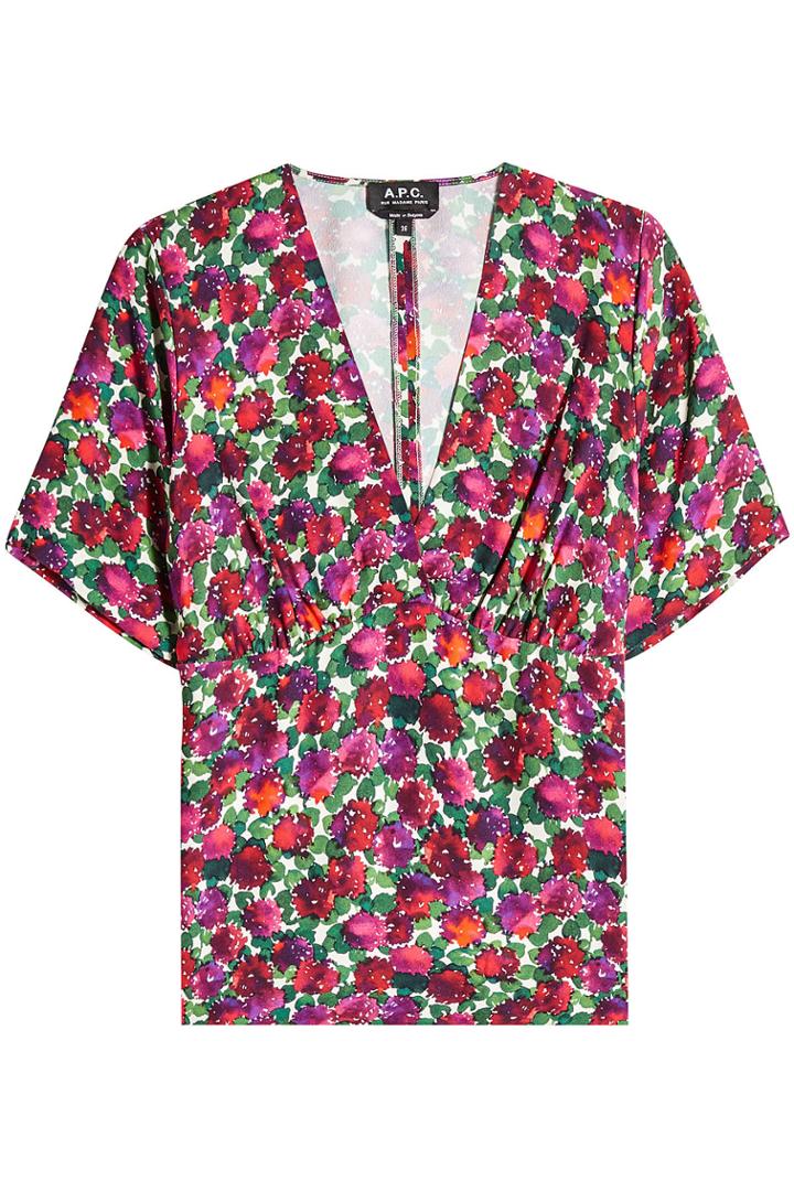 A.p.c. A.p.c. France Printed Blouse