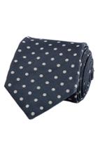 Jil Sander Jil Sander Printed Silk Blend Tie - Blue