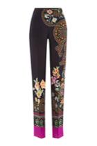 Etro Etro Printed Silk Trousers - Multicolor
