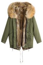 As65 As65 Parka Jacket With Fur Lining