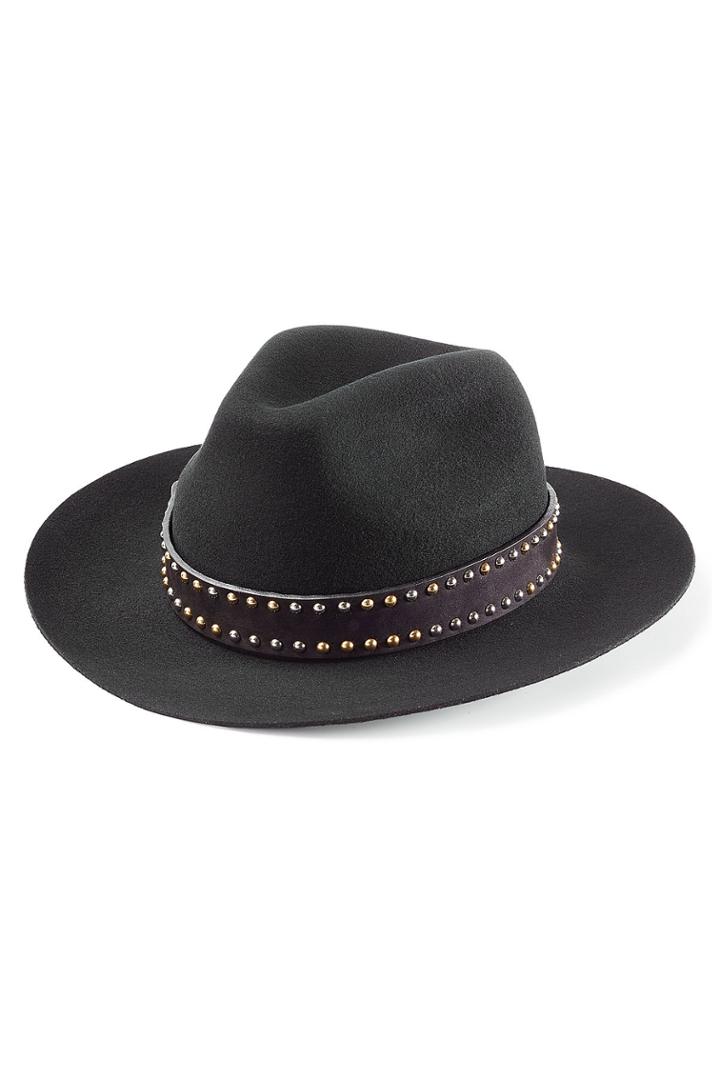 The Kooples The Kooples Felted Wool Hat - Black