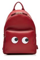 Anya Hindmarch Anya Hindmarch Leather Eyes Mini Backpack - Red