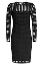 T By Alexander Wang T By Alexander Wang Mini Dress With Cut-out Pattern - Black