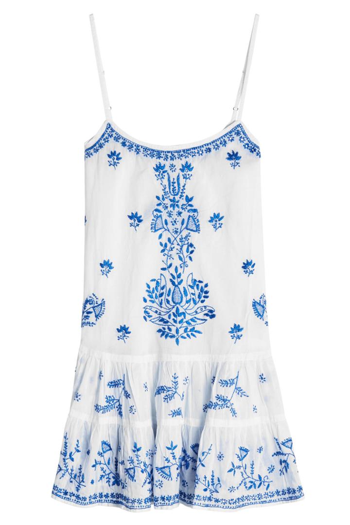 Juliet Dunn Juliet Dunn Embroidered Cotton Dress