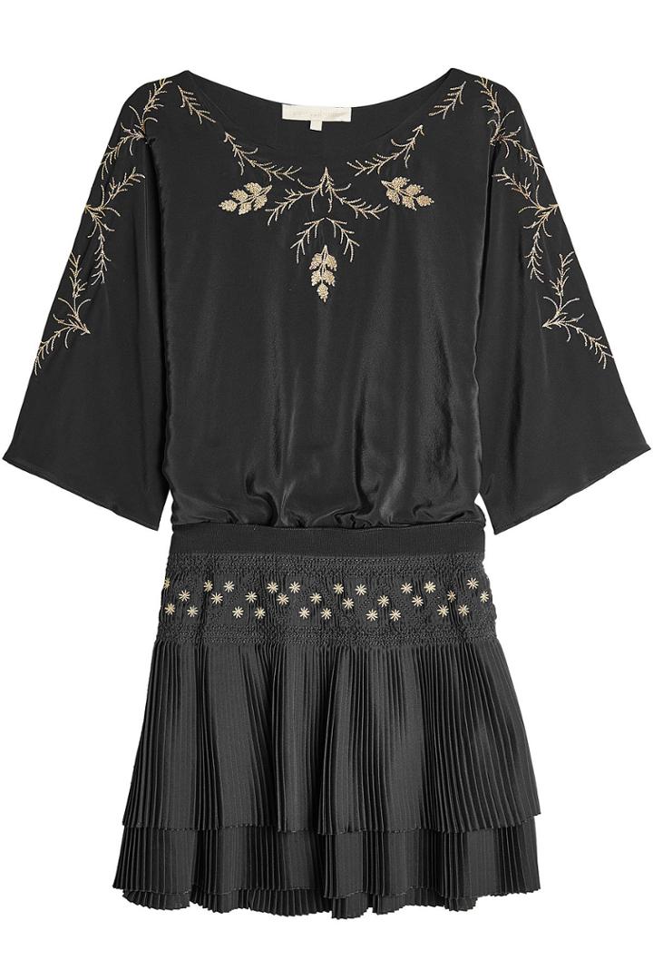 Vanessa Bruno Vanessa Bruno Embroidered Silk Dress