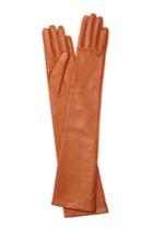 Rochas Rochas Long Leather Gloves - Rose