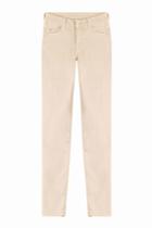 Seven For All Mankind Seven For All Mankind Cotton Jersey Skinny Jeans - Beige