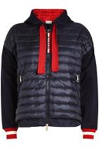 Moncler Moncler Quilted Down Jacket With Knit Sleeves