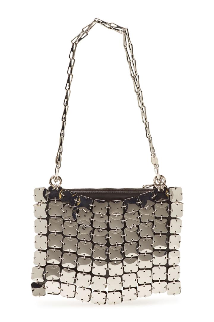 Paco Rabanne Paco Rabanne Square 1969 Shoulder Bag With Leather
