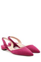 Paul Andrew Paul Andrew Suede Ballerinas - Purple