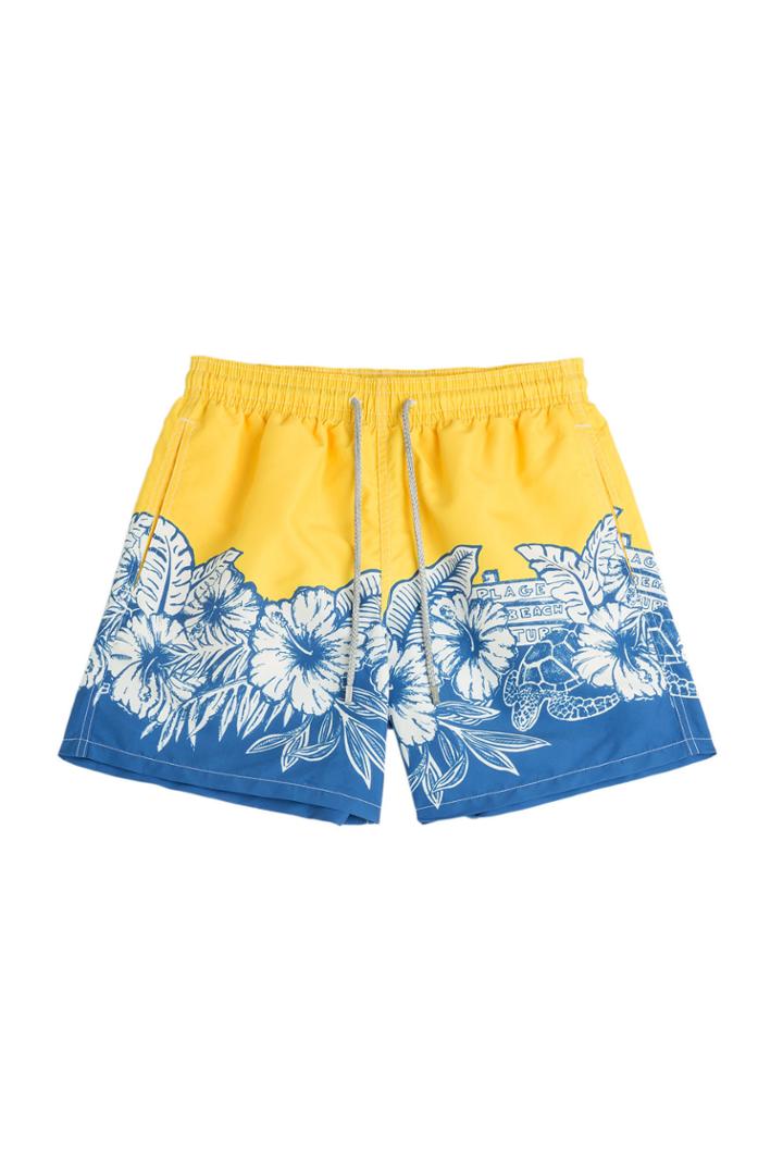 Vilebrequin Vilebrequin Printed Swim Trunks - Yellow