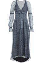 Philosophy Di Lorenzo Serafini Philosophy Di Lorenzo Serafini Printed Silk Dress - Blue