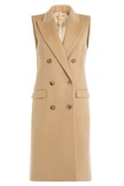 Michael Kors Michael Kors Virgin Wool Vest With Cashmere - Camel