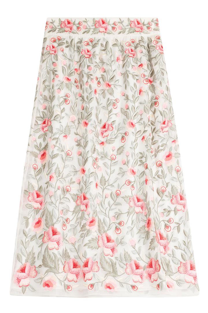 Vilshenko Vilshenko Printed Silk Midi-skirt - Multicolor