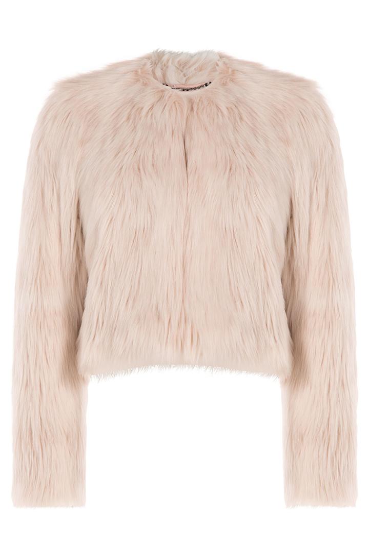 R.e.d. Valentino R.e.d. Valentino Faux Fur Jacket - Beige