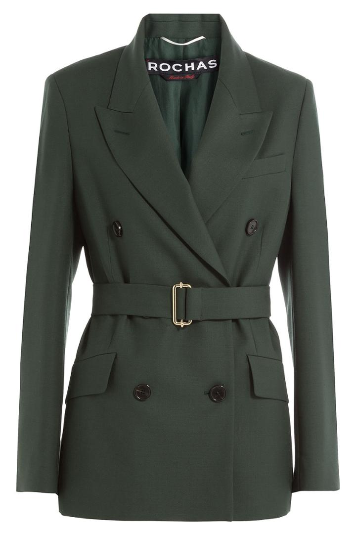 Rochas Rochas Belted Virgin Wool Jacket