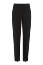 Victoria, Victoria Beckham Victoria, Victoria Beckham Cotton Trousers With Patchwork Cuff - Black