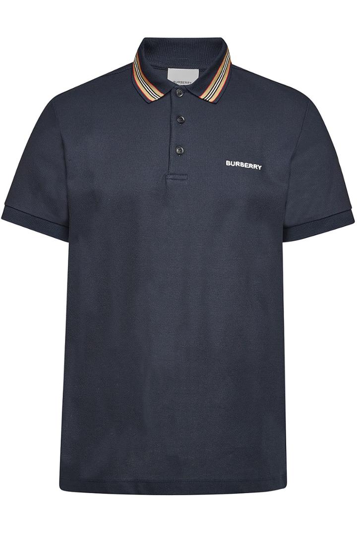 Burberry Burberry Johnston Cotton Polo T-shirt