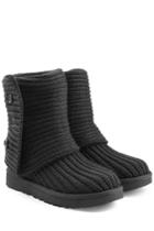Ugg Australia Ugg Australia Ribbed Wool Boots - Black