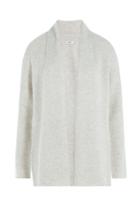 Vince Vince Wool-cashmere Ribbed Cardigan - Grey