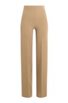 Emilia Wickstead Emilia Wickstead Wide Leg Wool Pants - Brown