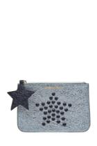 Hilfiger Collection Hilfiger Collection Studded Metallic Leather Pouch