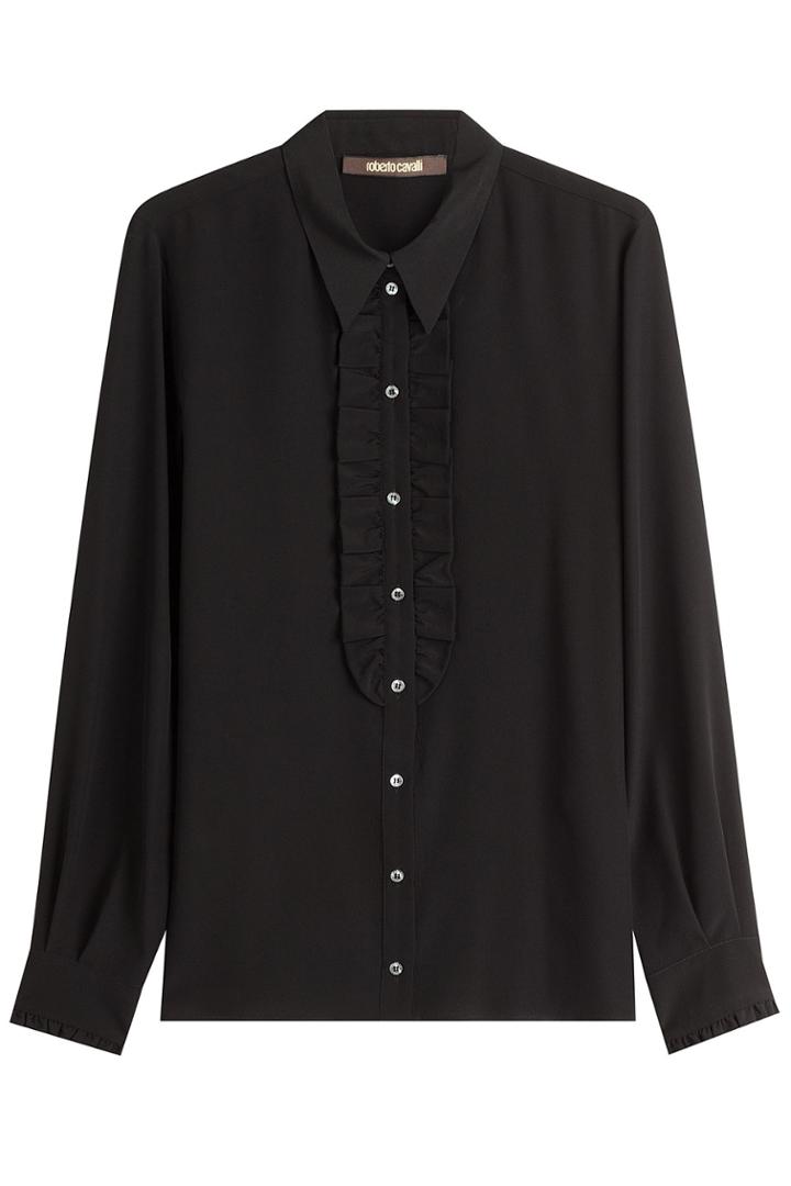 Roberto Cavalli Roberto Cavalli Silk Blouse - Black